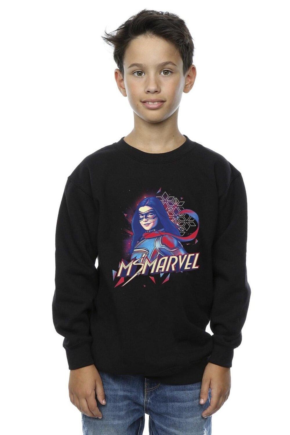 

Толстовка Ms Face Fade Marvel, черный