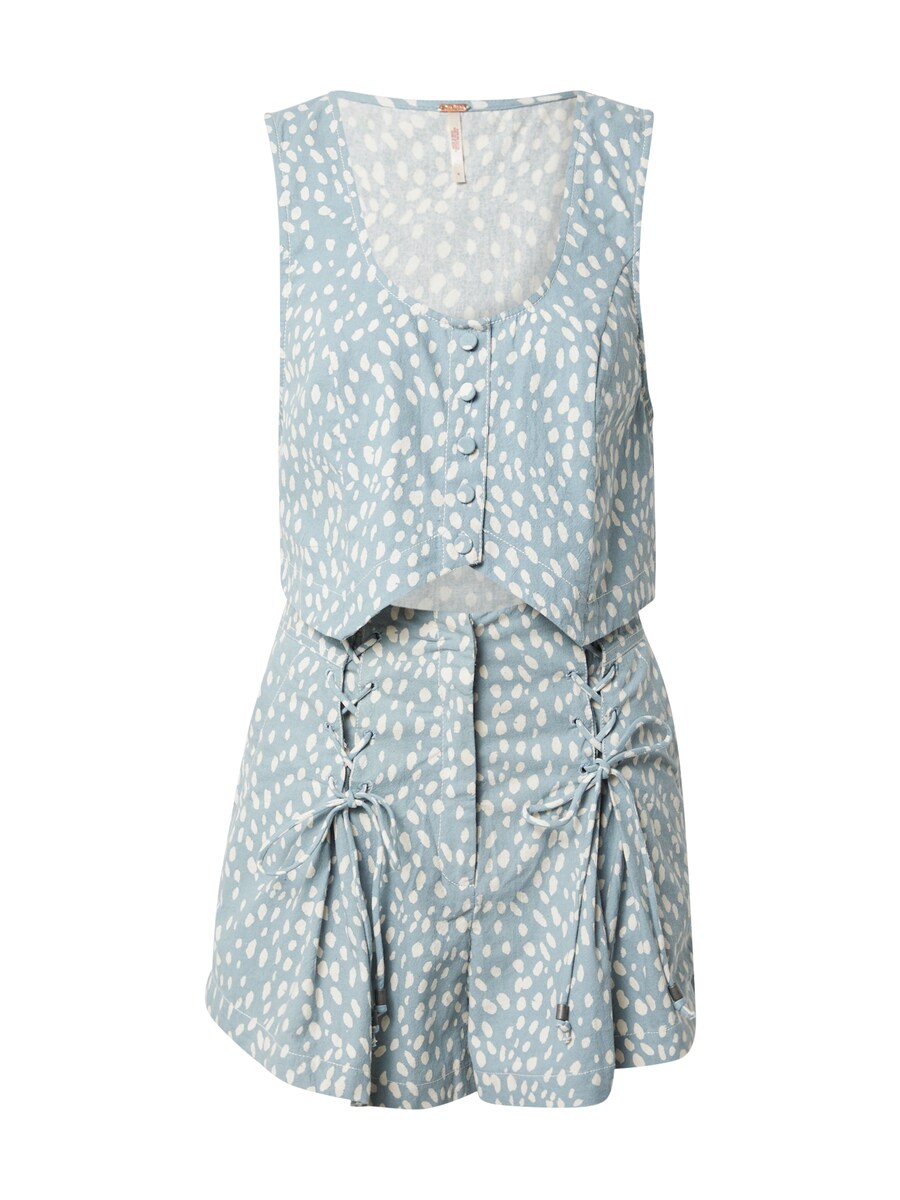 

Широкие брюки Free People, темно-синий