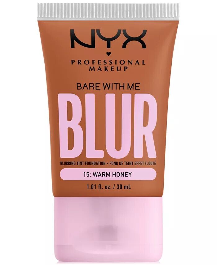 

Тональная основа Bare With Me Blur Tint Nyx Professional Makeup, цвет Warm Honey