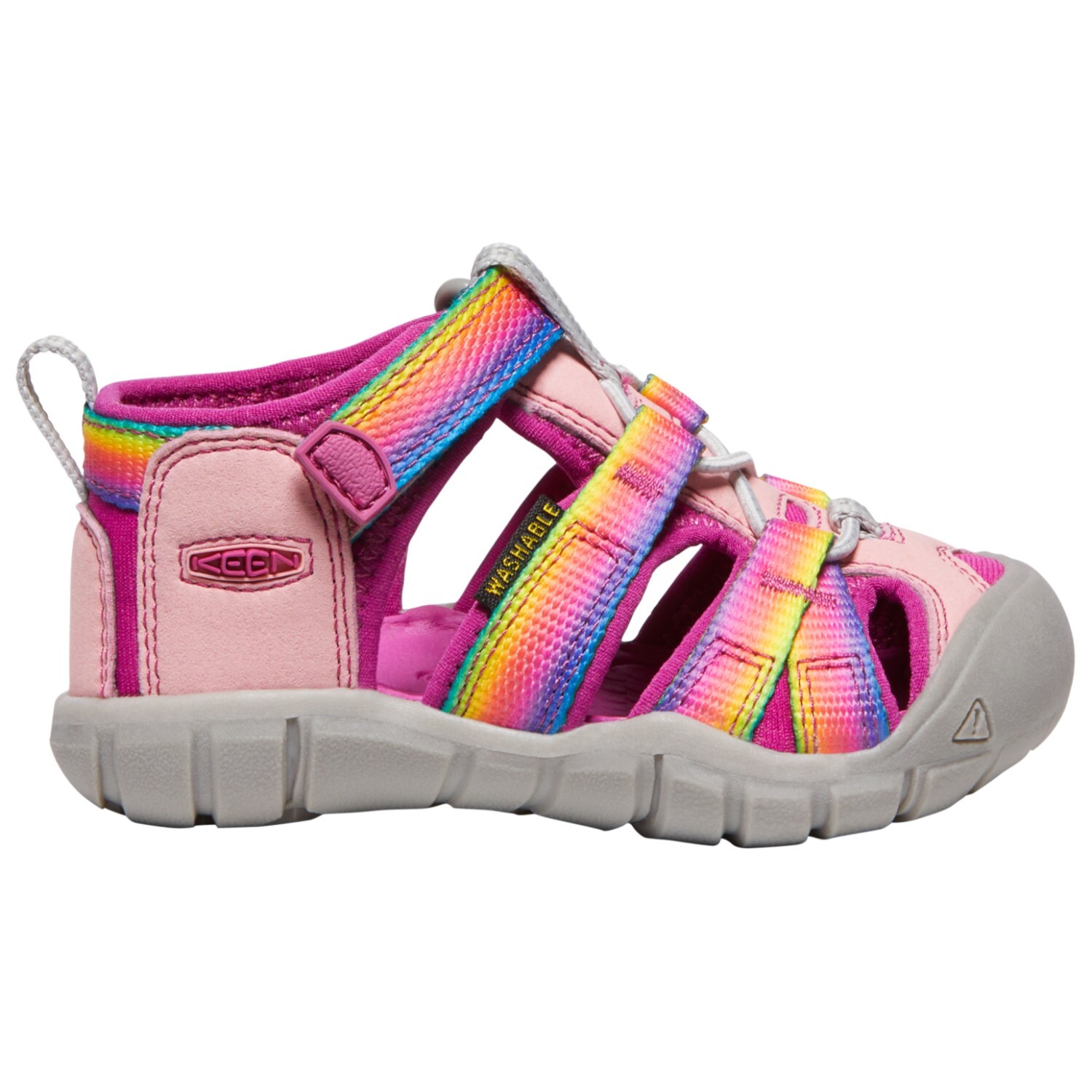 

Сандалии Keen Toddler's Seacamp II CNX, цвет Rainbow/Festival Fuchsia