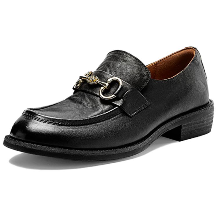 NINE WEST Женские лоферы черные/темно-коричневые, цвет Dark Brown — фото 4
