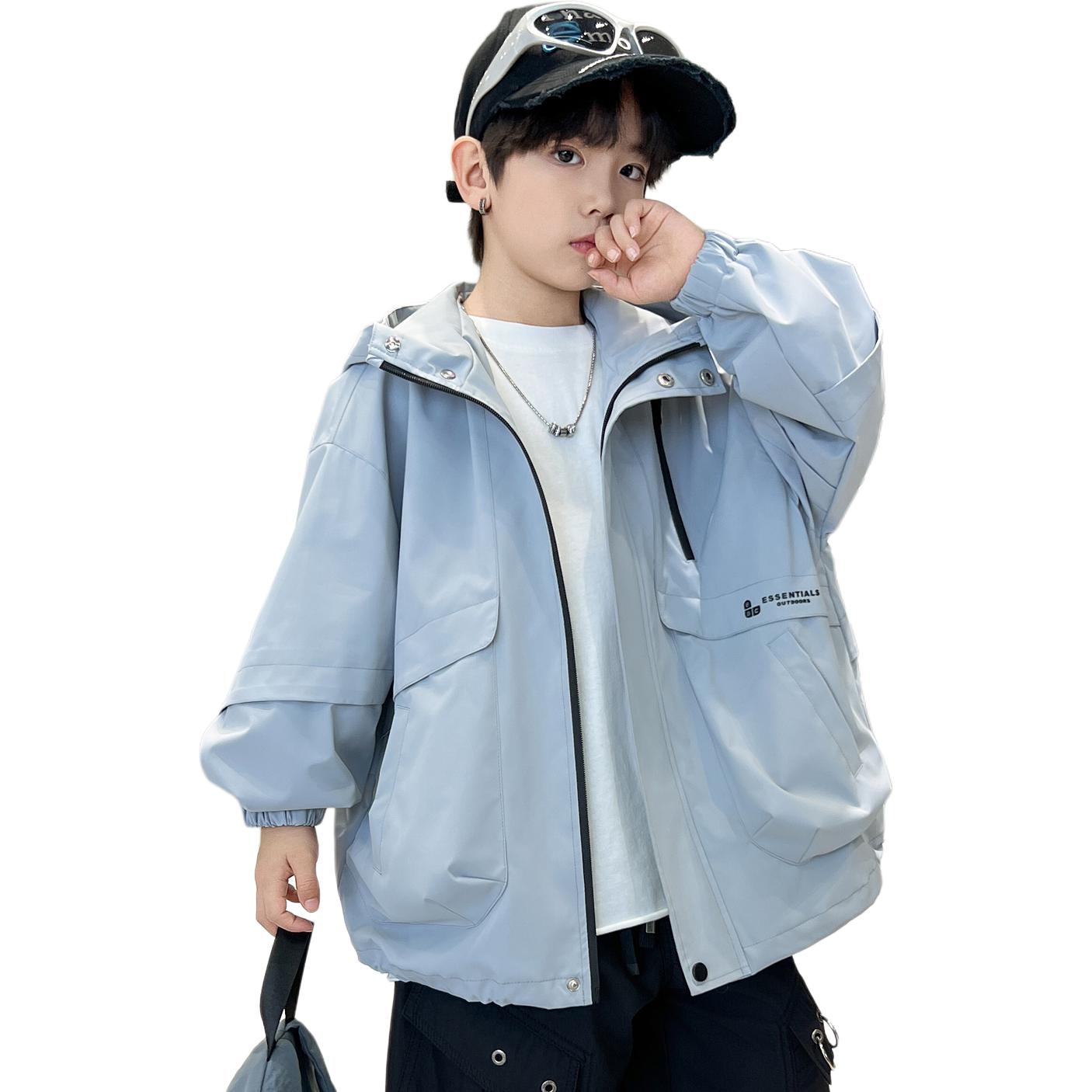 

Ветровка для подростков весна и осень Disney, светло-голубой