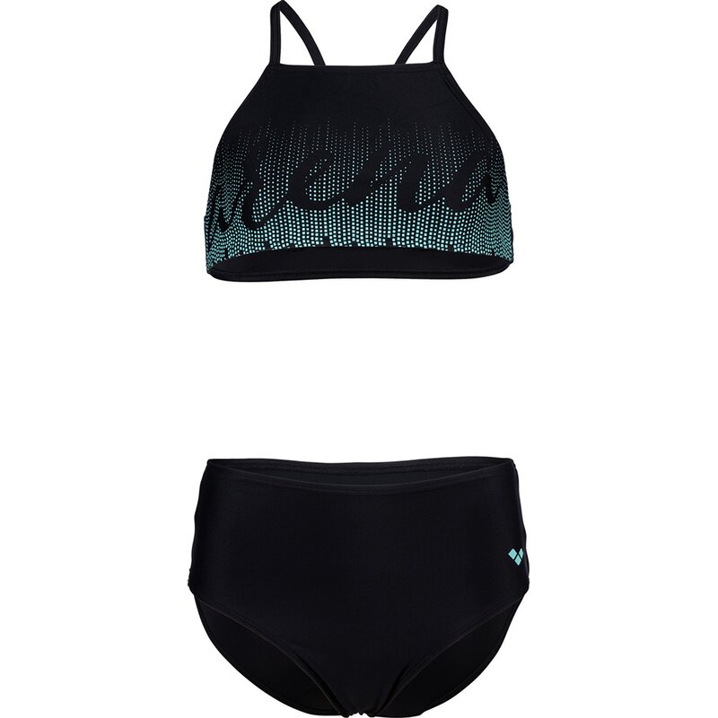 

Девушки в бикини, укороченный топ с графикой Arena, черный