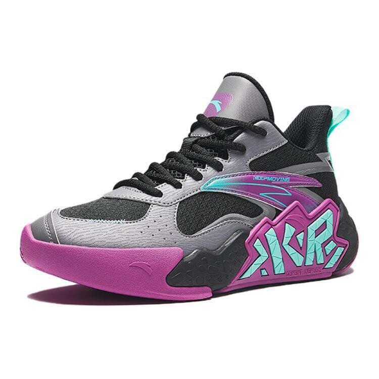 Баскетбольные кроссовки Cement Busters Kids GS Low-top Black/Steel Ash Anta Kids, черный — фото 3