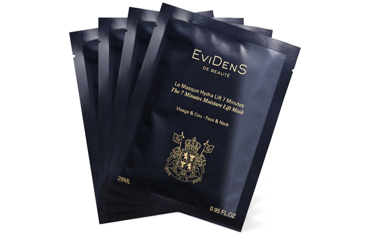 

Интенсивная лифтинг-маска для лица на 7 минут, увлажняющая, подходит для разных типов кожи Evidens, 28ml*4