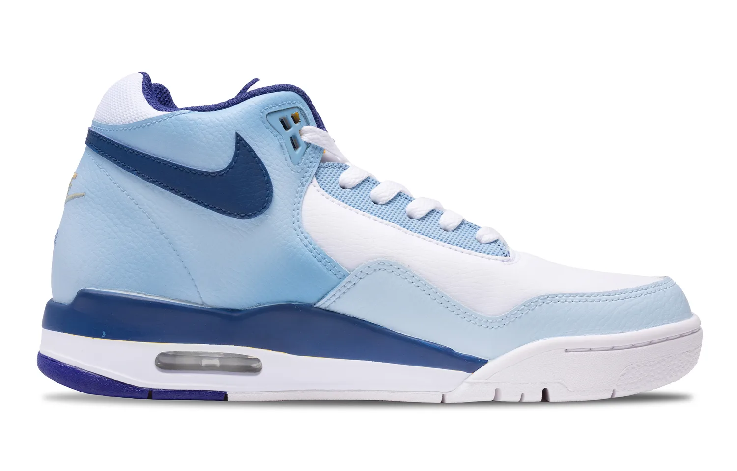 Nike Кроссовки Flight Legacy Vintage мужские мид-топ бело-синие — фото 4