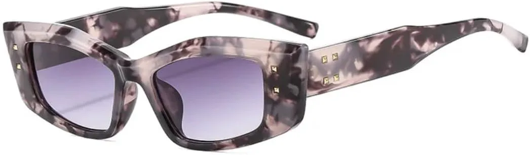 

Солнцезащитные очки с защитой UV400 | Маленькая оправа, конфетный цвет | для женщин и мужчин, для занятий спортом на открытом воздухе и вождения DSVIGF, Flower-gray