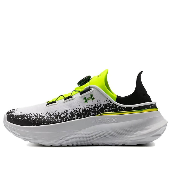 

Кроссовки slipspeed mega 'white high vis yellow' Under Armour, белый