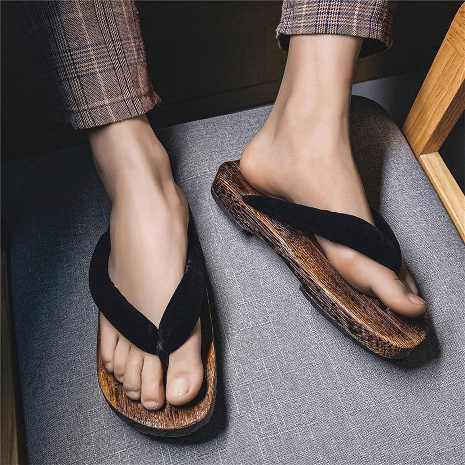 

Мужские деревянные сабо, тапочки, сандалии, открытые тапочки для женщин, женские шлепанцы, сандалии для женщин, женские тапочки для использования на Рождество и Хэллоуин (Цвет: C, Размер: EUR 37) Tucy, EUR 40 A