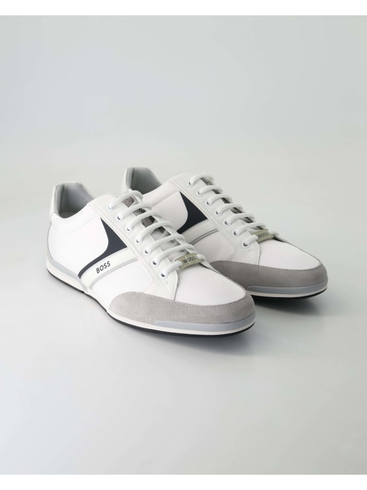 

Кроссовки на шнуровке BOSS, белый