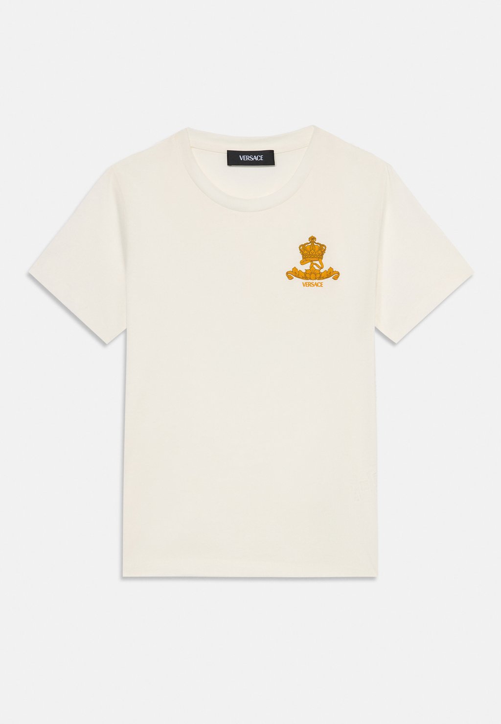 

Футболка с принтом BAROCCO CROWN KIDS PRINT UNISEX Versace, белый