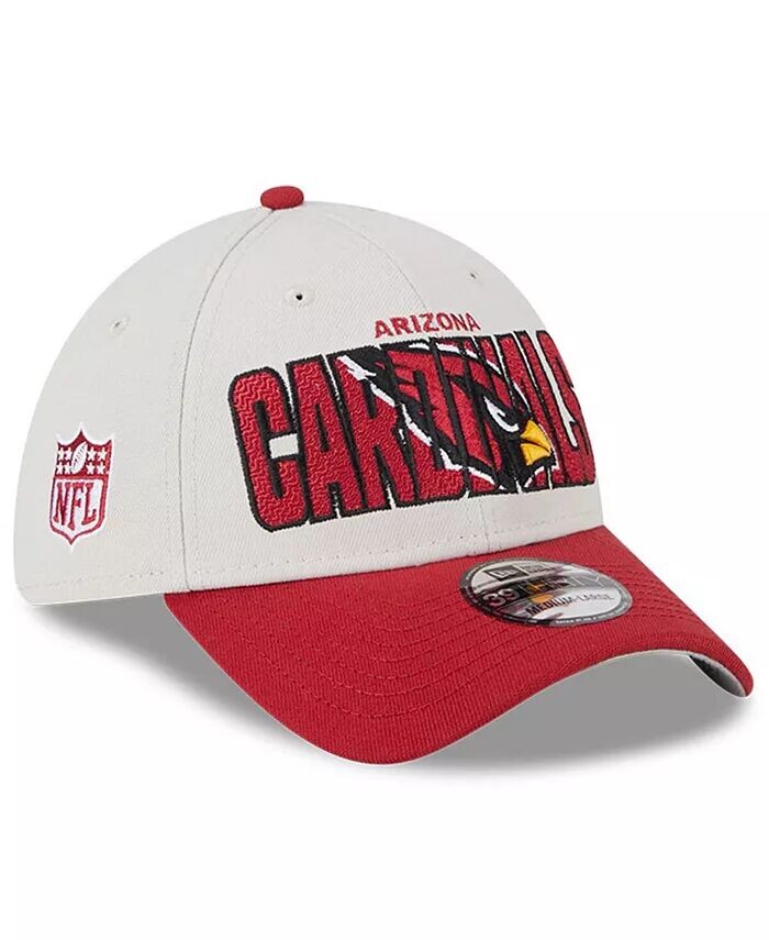 

Мужская кепка Stone, Cardinal Arizona Cardinals 2023 NFL Draft 39THIRTY Flex Hat New Era