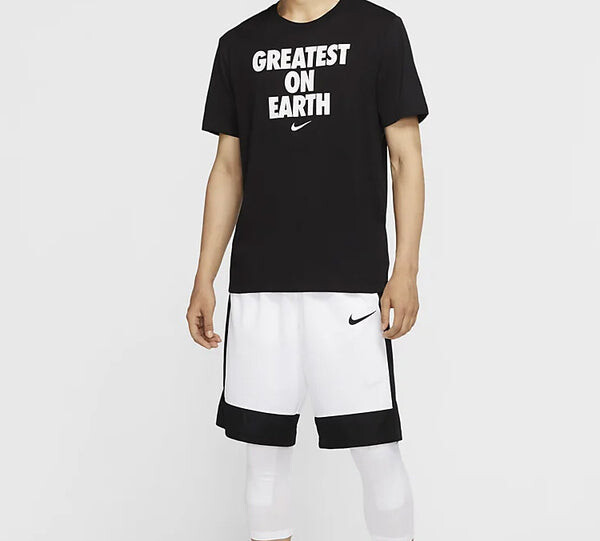 Футболка величайшие на земле баскетбольные с коротким рукавом Nike, черный — фото 4