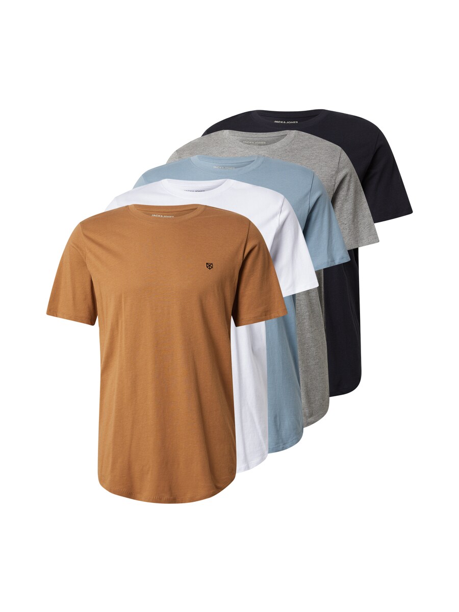 

Футболка JACK & JONES JACK & JONES JPRBLABrody, Smoke blue/Umbra/mottled grey/Black/White