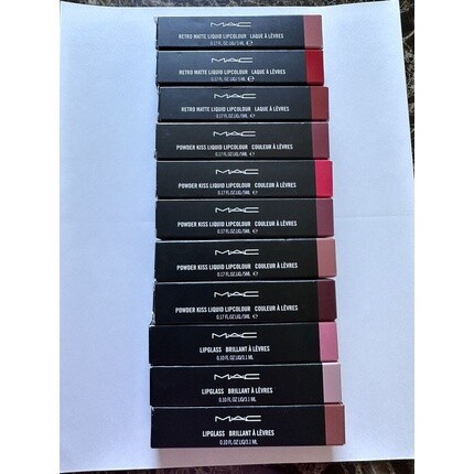 

MAC Retro Matte Lipglass Powder Kiss Liquid Lip Color 0,17 унции — выберите оттенок