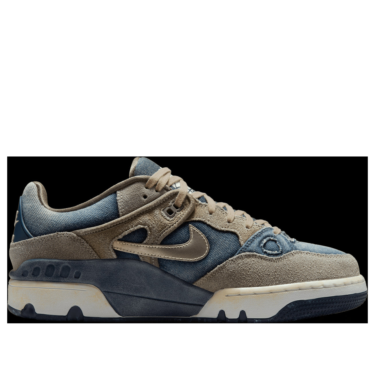 Кроссовки Nike x Levi's x Nigo Air Force 3 Low SP 'Olive Grey' — фото 2