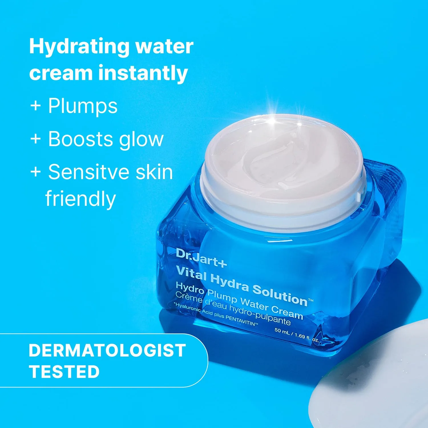 Dr.Jart+ Vital Hydra Solution Trio для стеклянной кожи - маска для лица, водяной крем и маска для губ Jelly Bear — фото 4