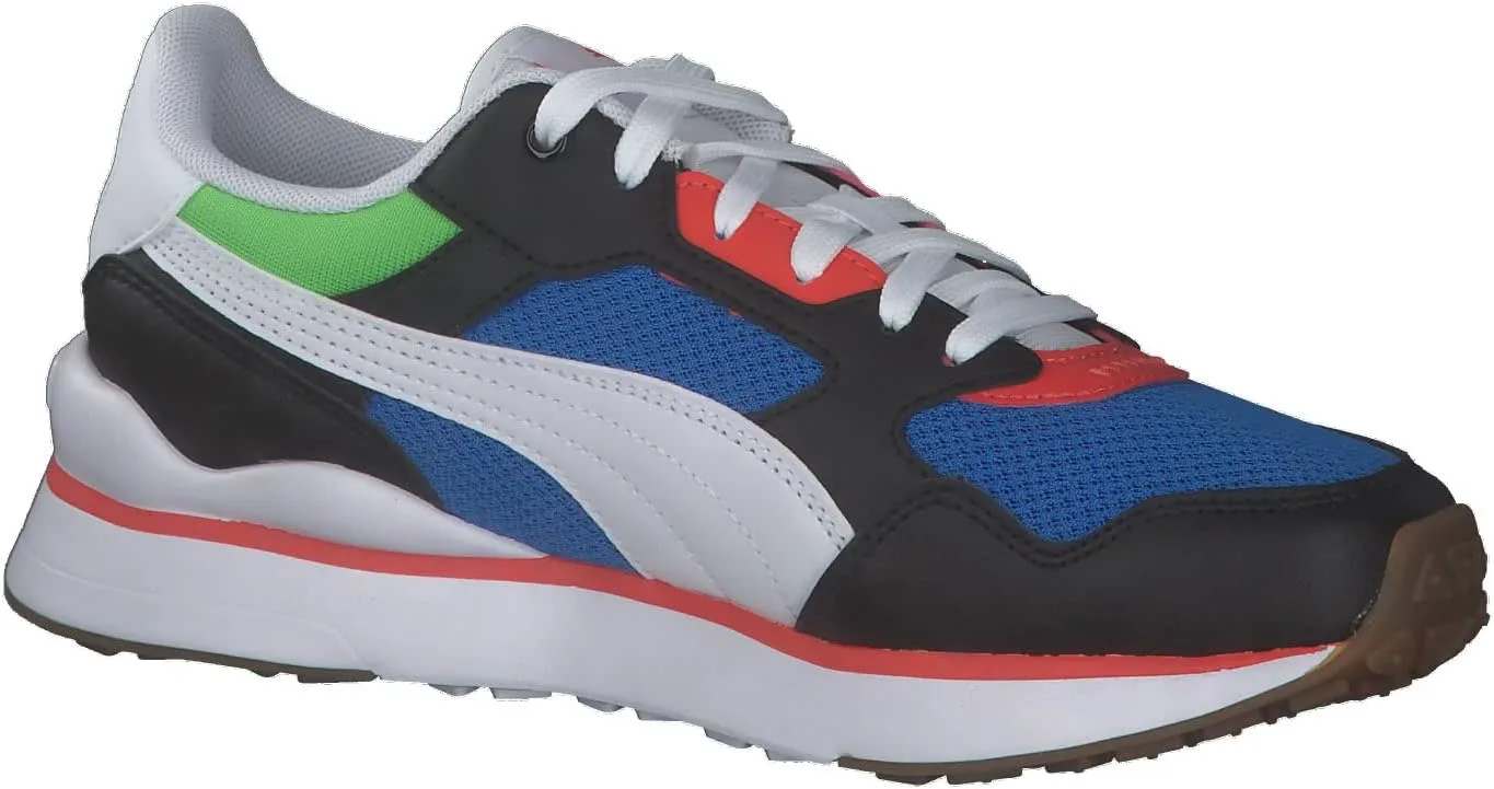 Кроссовки Puma Vikky Repeat FS Leather бело-розовые, размер 6.5 US для детей и подростков, черный — фото 2