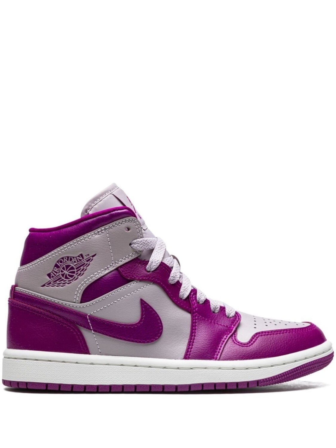 

Кроссовки Jordan Air Jordan 1 Mid, фиолетовый/серый