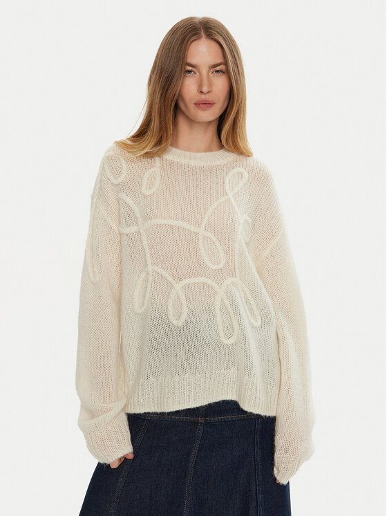 

Свитер loose fit Tahlis 243160124370 Munthe, экрю