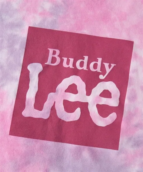 Детская футболка с принтом BUDDY LEE тай-дай синяя — фото 3