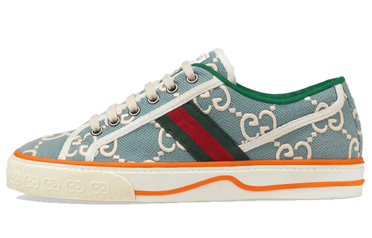 Женские кроссовки Gucci Tennis 1977, светло-голубой
