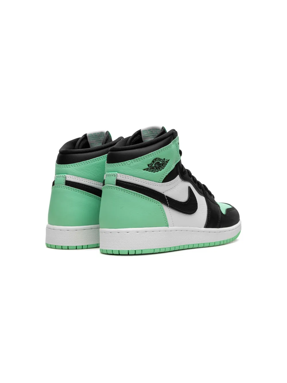 Кроссовки Air Jordan 1 Green Glow Jordan Kids, зеленый — фото 3