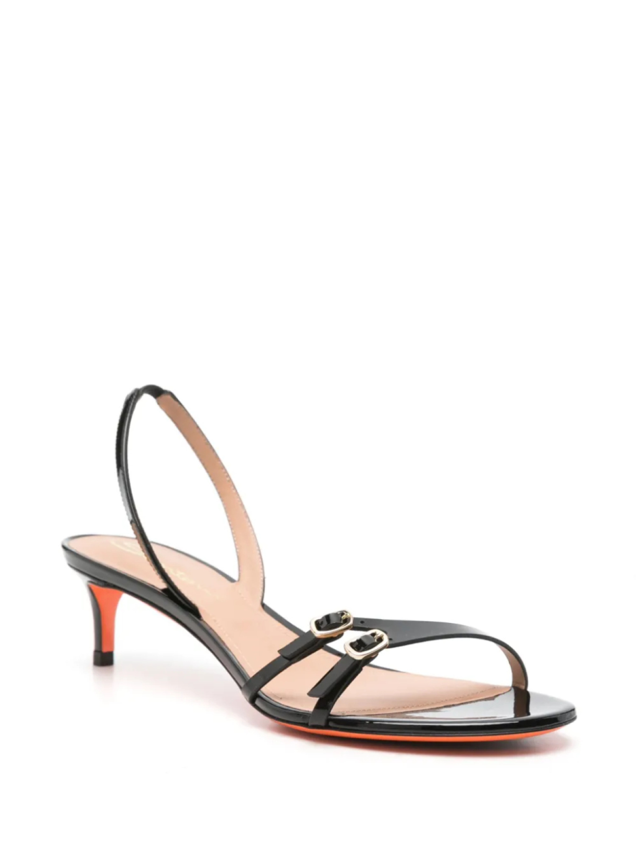 Сандалии Santoni 45 мм Virna, черный