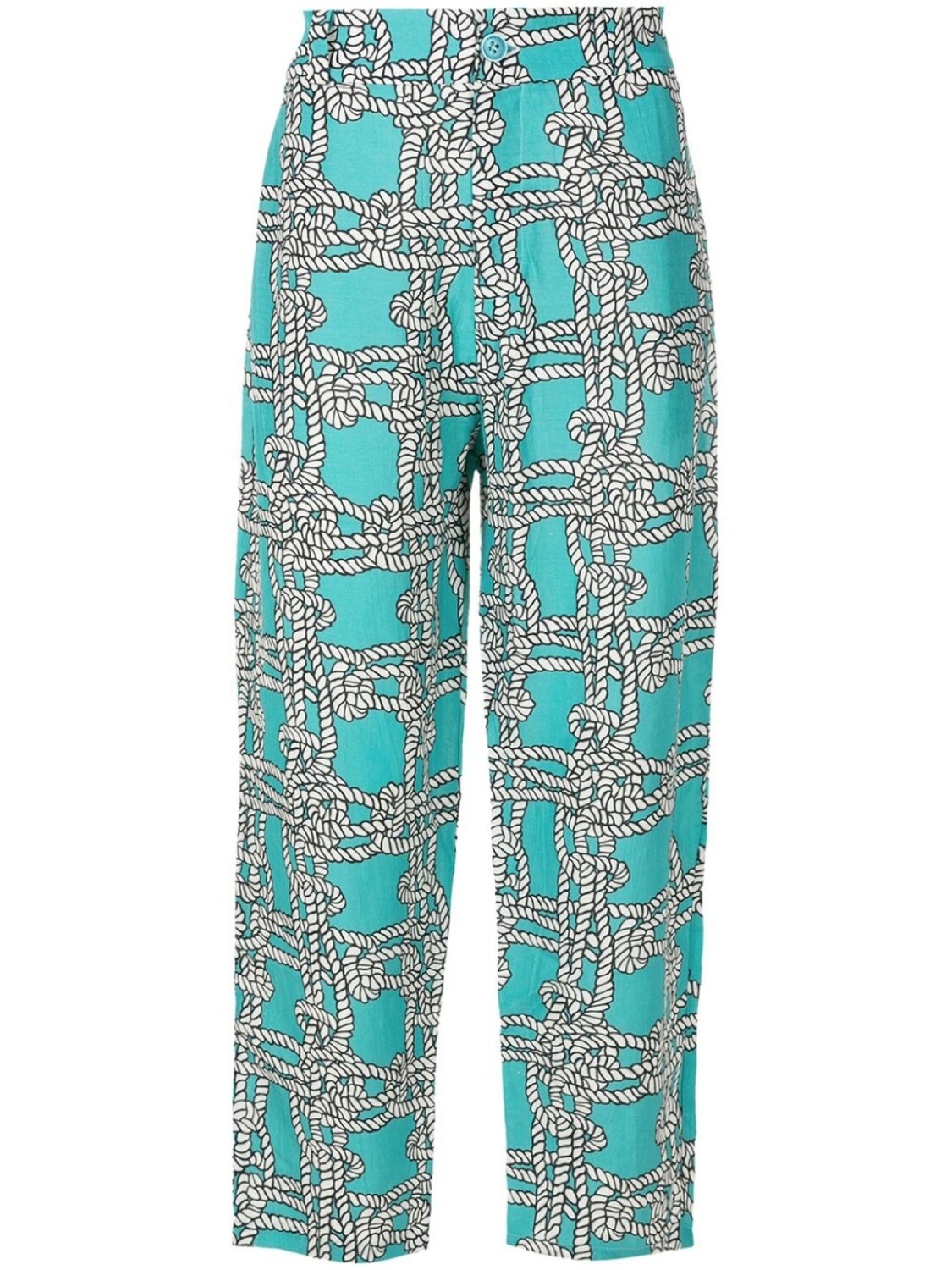 

Amir Slama укороченные брюки с принтом из коллаборации с Mahaslama, синий