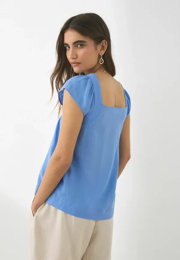 Блуза Next, 2 pack, pastel blue ecru floral — фото 3