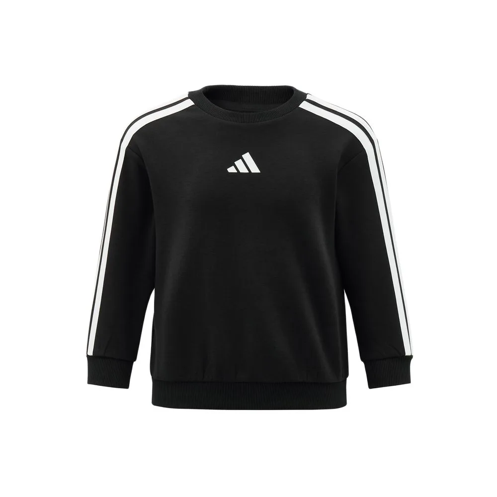 Детский свитшот с круглым вырезом Adidas, черный