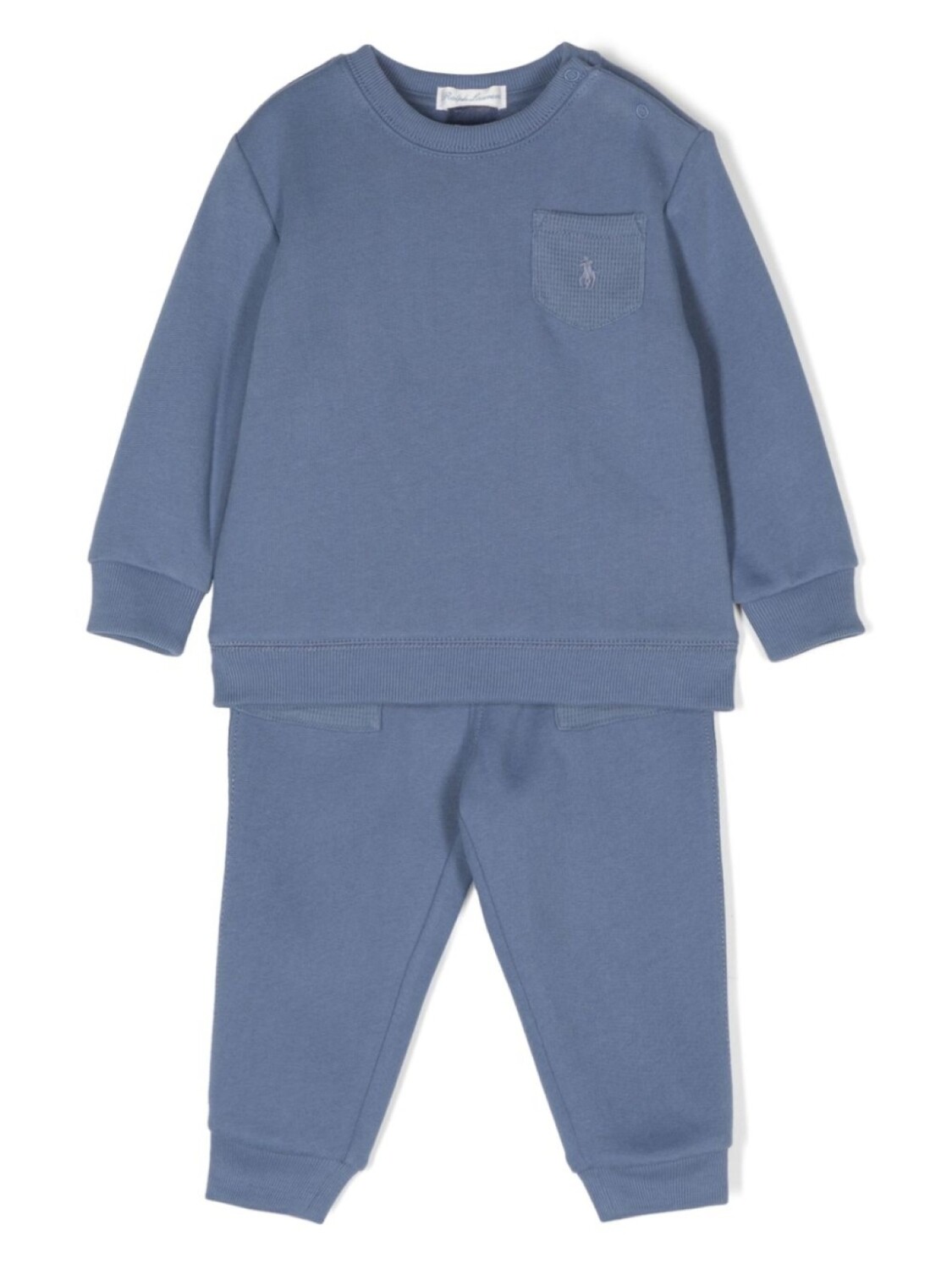 

Ralph Lauren Kids спортивный костюм с вафельной отделкой, синий