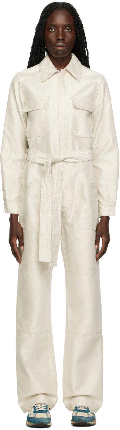 

Off-White Джинсовый комбинезон с поясом Golden Goose