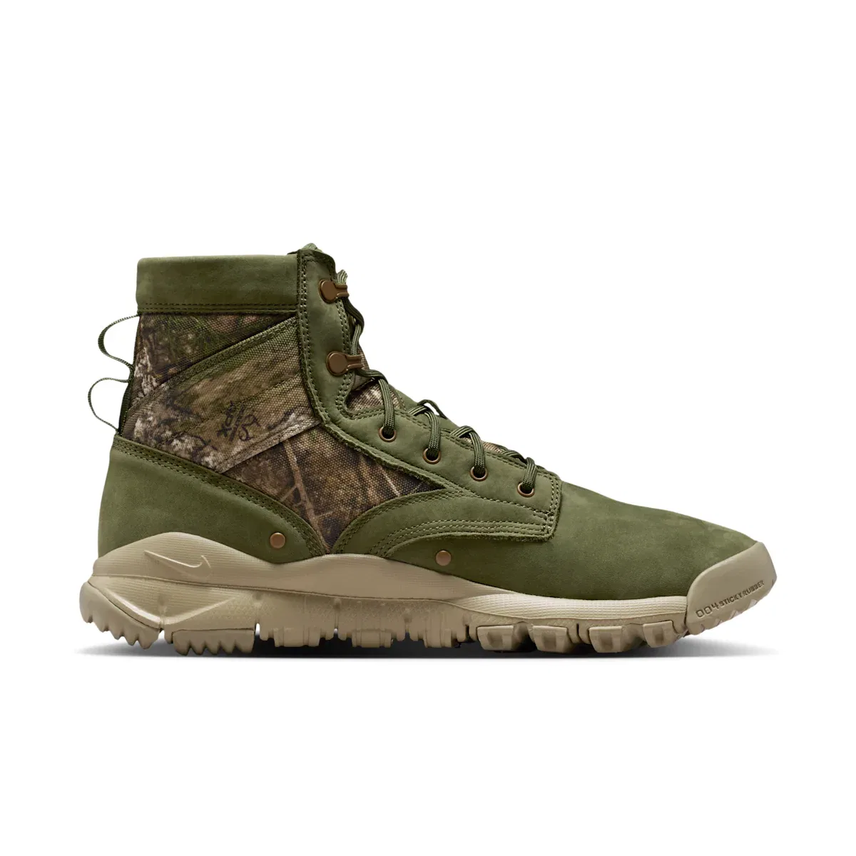 Мужские кожаные ботинки SFB 6 дюймов Nike, зеленый — фото 3