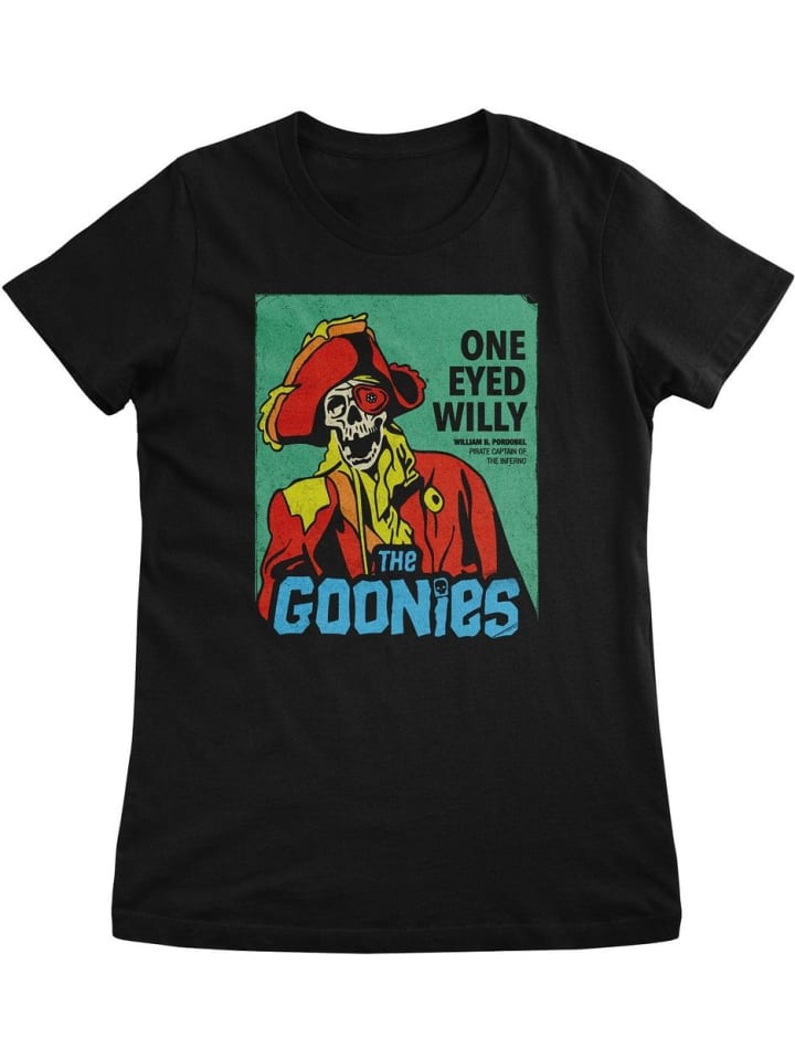 

The Goonies Футболка "One Eyed Willy Girly Tee" черного цвета, Черный, The Goonies Футболка "One Eyed Willy Girly Tee" черного цвета