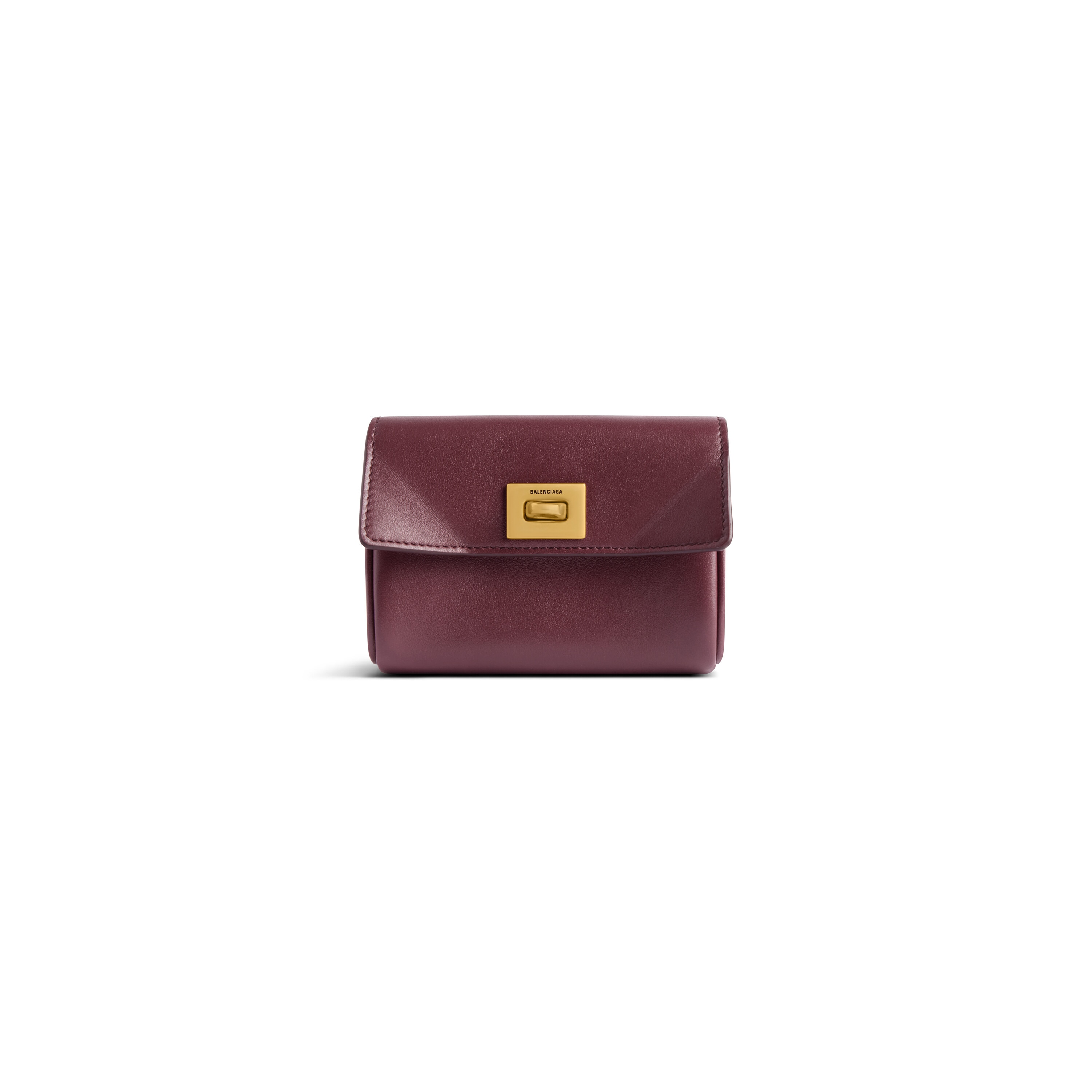 

Держатель для карточек Rodeo Flap BALENCIAGA, темно-бордовый