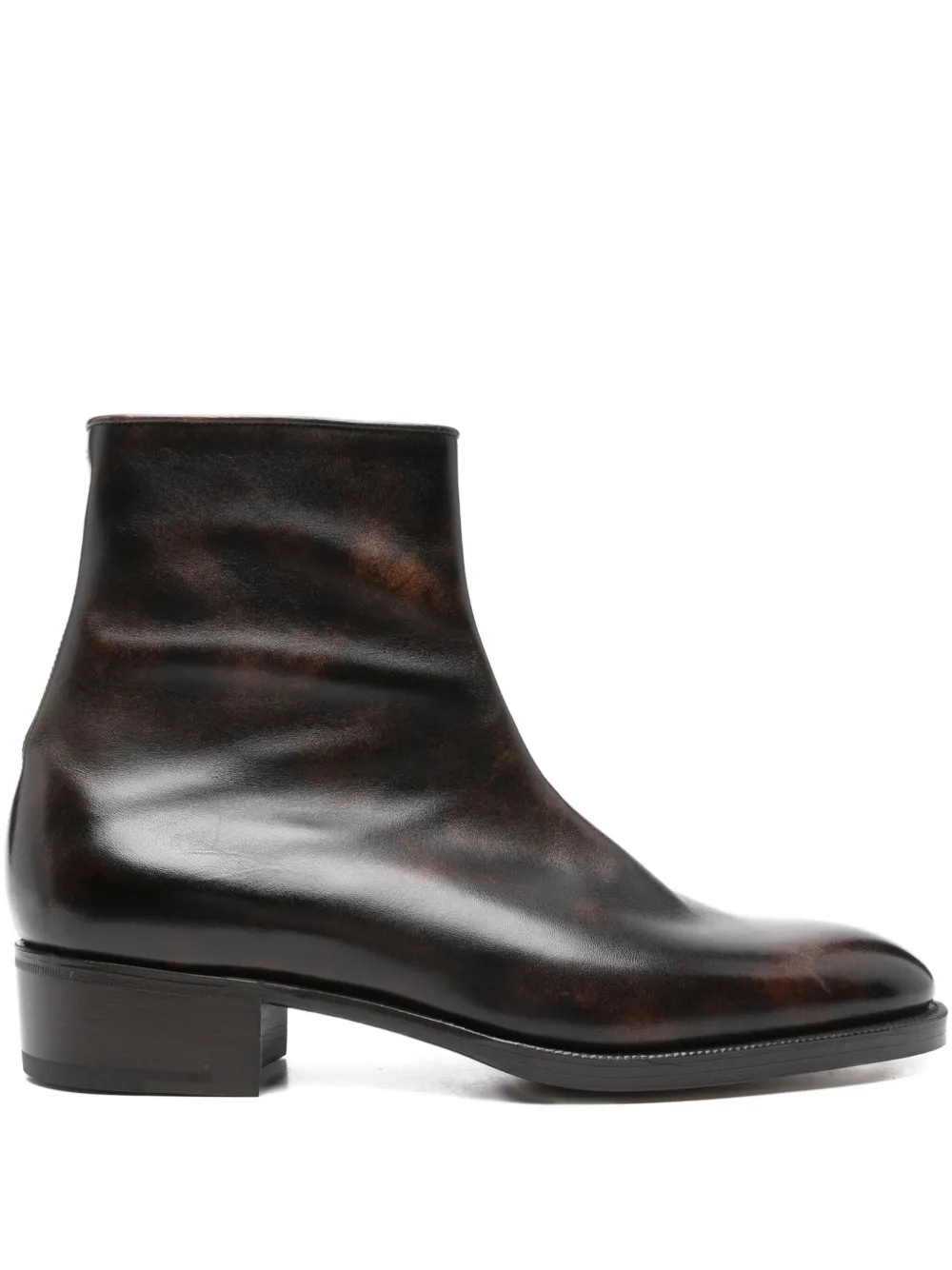 

Ботинки на молнии John Lobb, коричневый