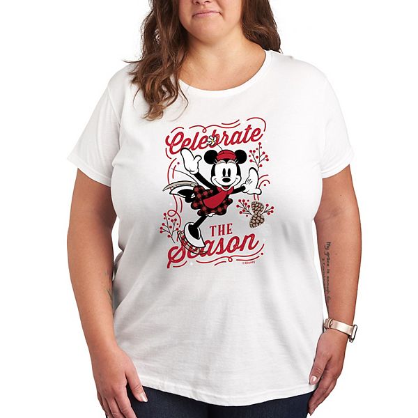 

Футболка с принтом Minnie Mouse и надписью Celebrate the Season Disney, White, Белый, Футболка с принтом Minnie Mouse и надписью Celebrate the Season Disney, White