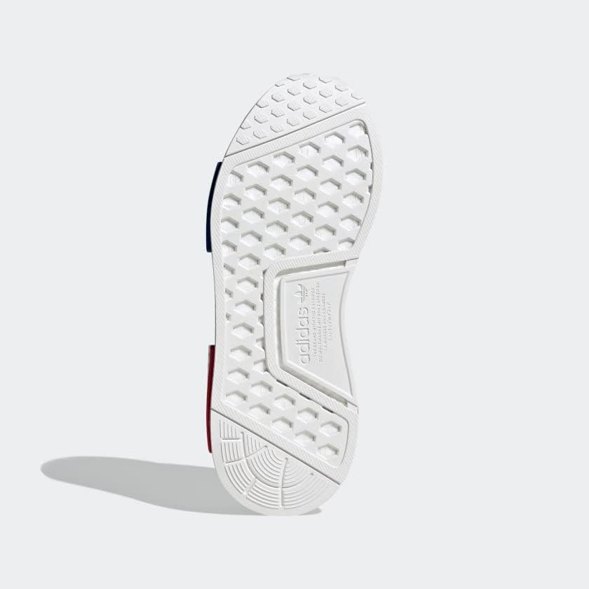 Кроссовки adidas Unisex-Child NMDr1 C (для маленьких детей), белый/серый — фото 4