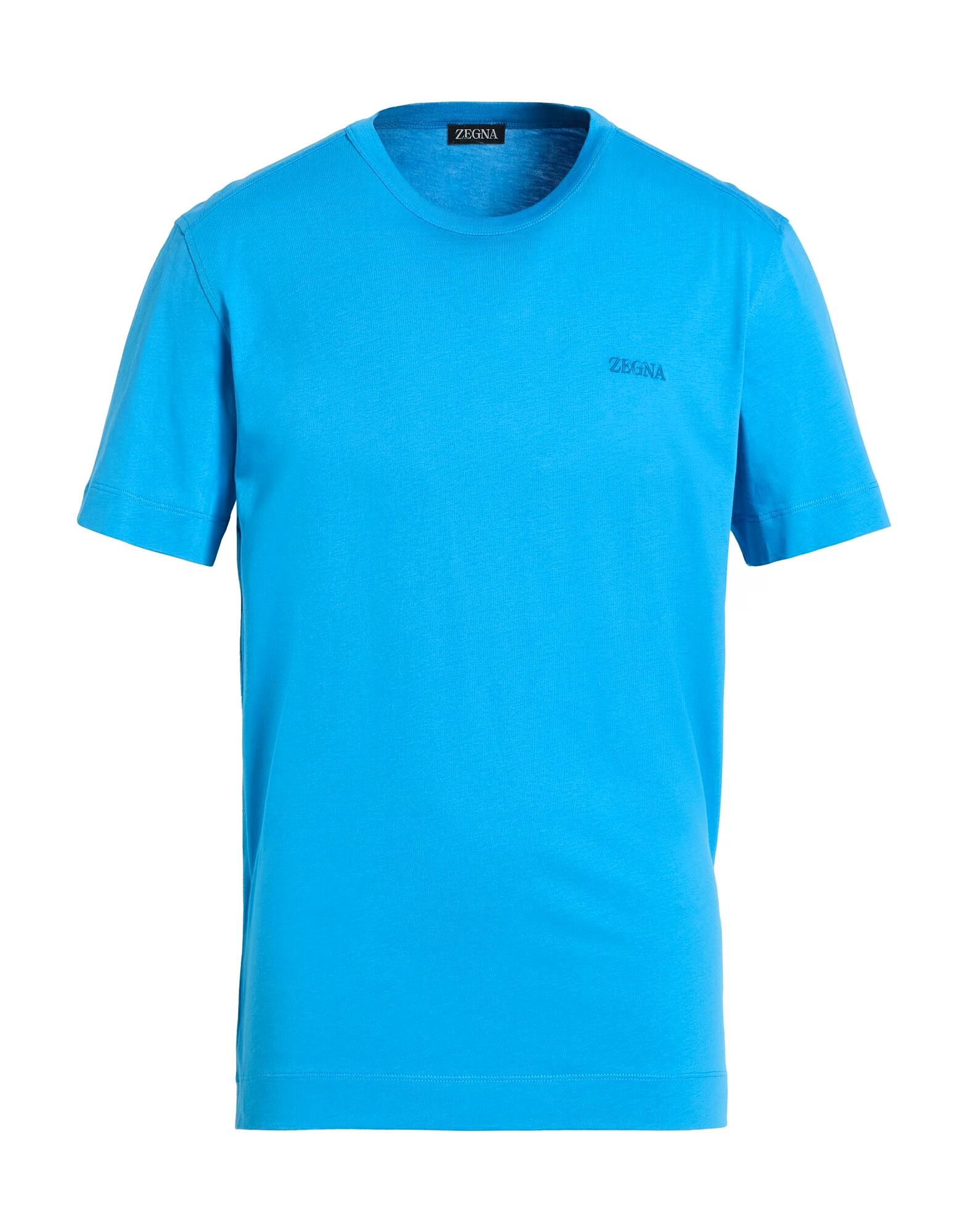 

Футболка Zegna, голубой, Синий, Футболка Zegna, голубой