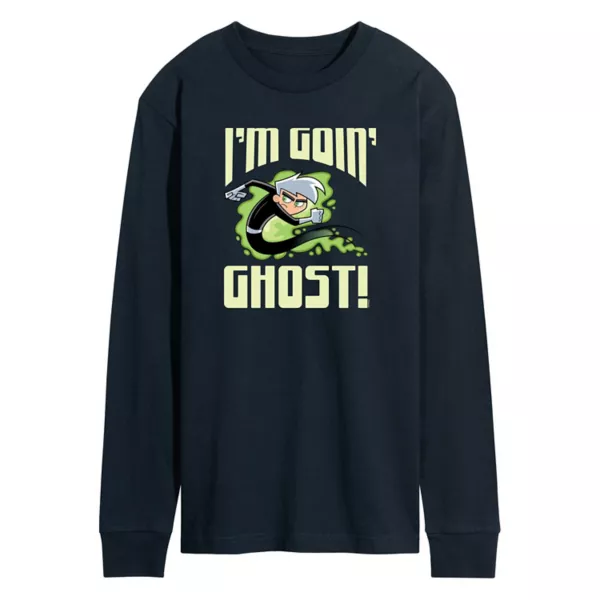 

Мужская футболка с принтом «Danny Phantom I'm Goin' Ghost» Nickelodeon, синий