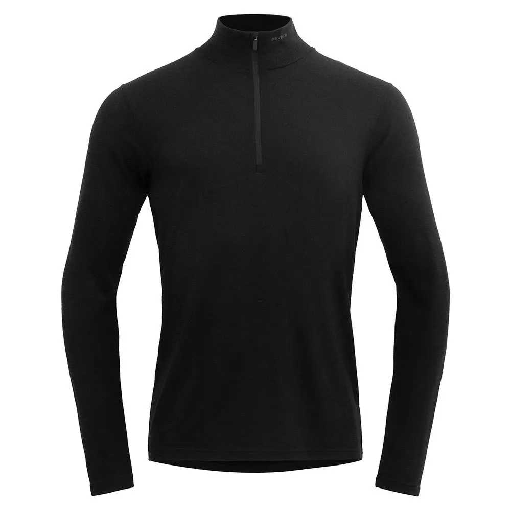 

Лонгслив DEVOLD OF NORWAY Jakta Merino 200 half zip, черный