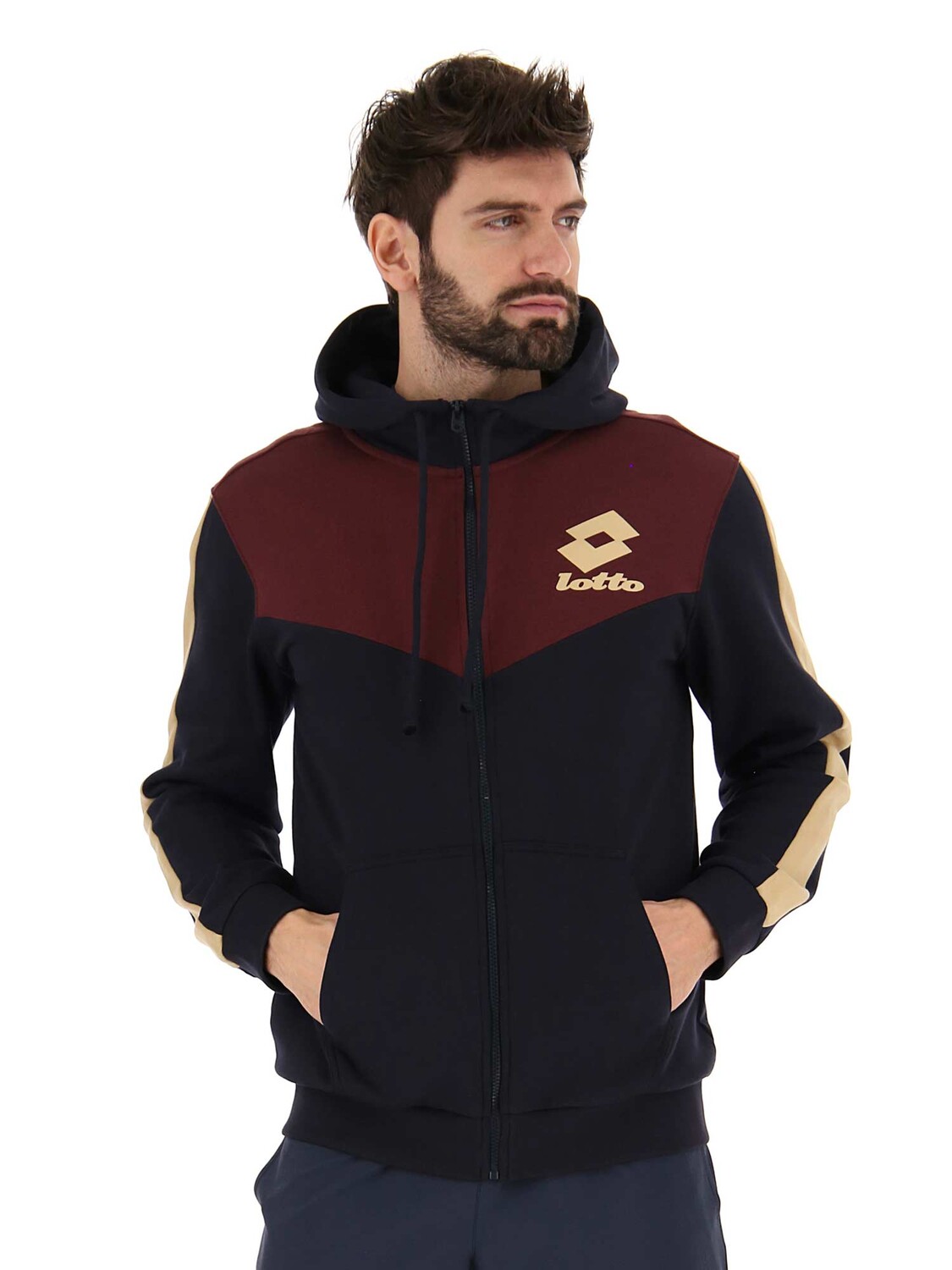 

Толстовка Lotto ATHLETICA LG III SWEAT FZ HD FL, синий