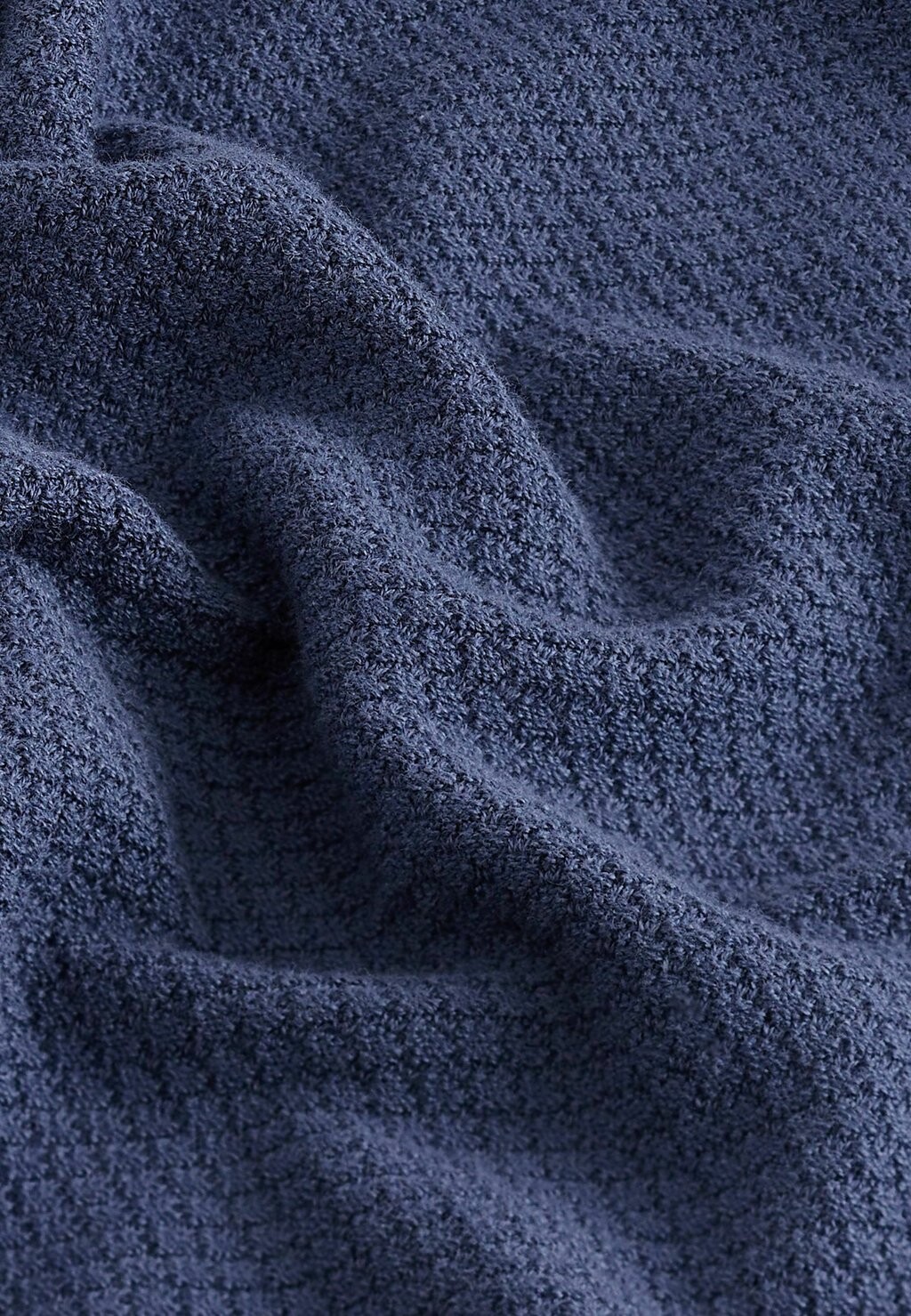 

REGULAR FIT Bubble Texture Next, Поло синий