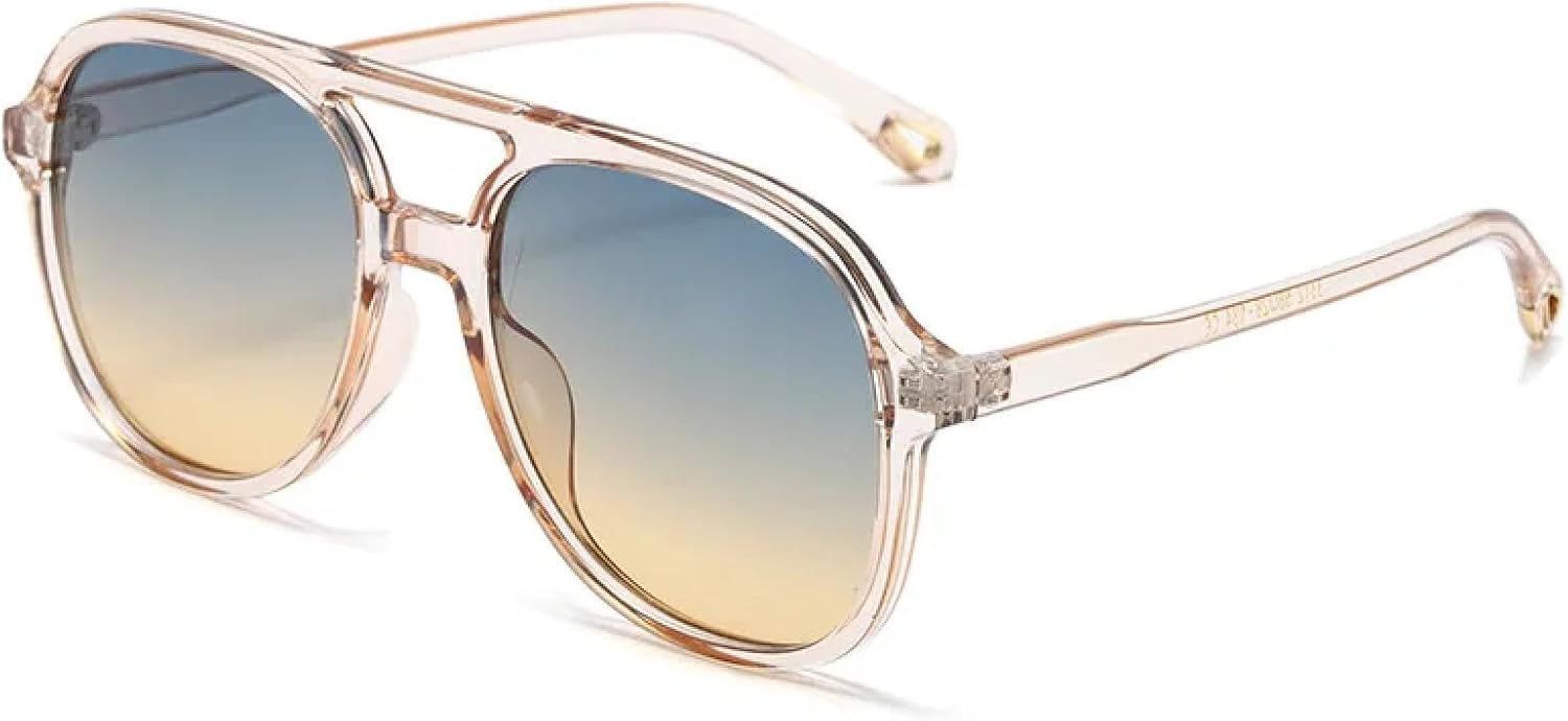 

Солнцезащитные очки с защитой UV400 | Большая оправа, линзы леопардового зеленого цвета | для женщин и мужчин, для занятий спортом на открытом воздухе и вождения DSVIGF, Tea Greentea