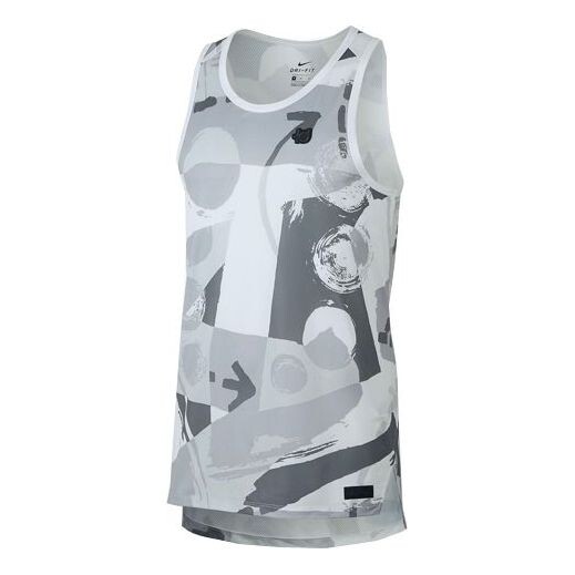 

Майка Nike KD TANK HYPERELITE Durant Men's Sports Training Basketball Vest Men's Grey, серый