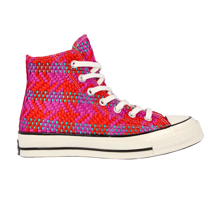

Кроссовки Converse Chuck 70 Hi 'Culture Weave - Red Pink', разноцветный