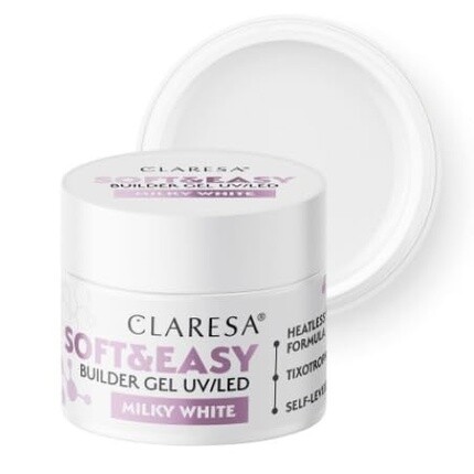 

Гель-конструктор Soft & Easy, молочно-белый, 45 г Claresa