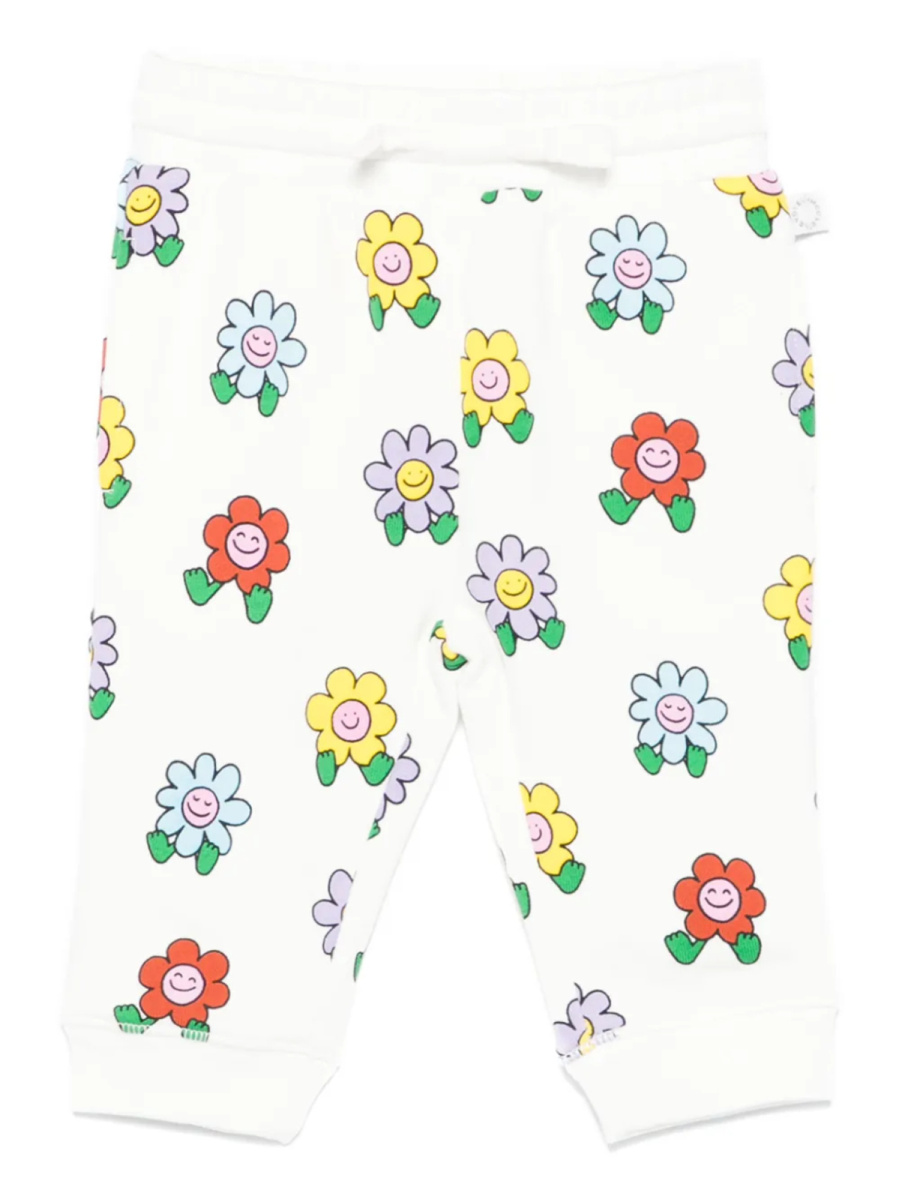 

Леггинсы с цветочным принтом Stella McCartney Kids, белый