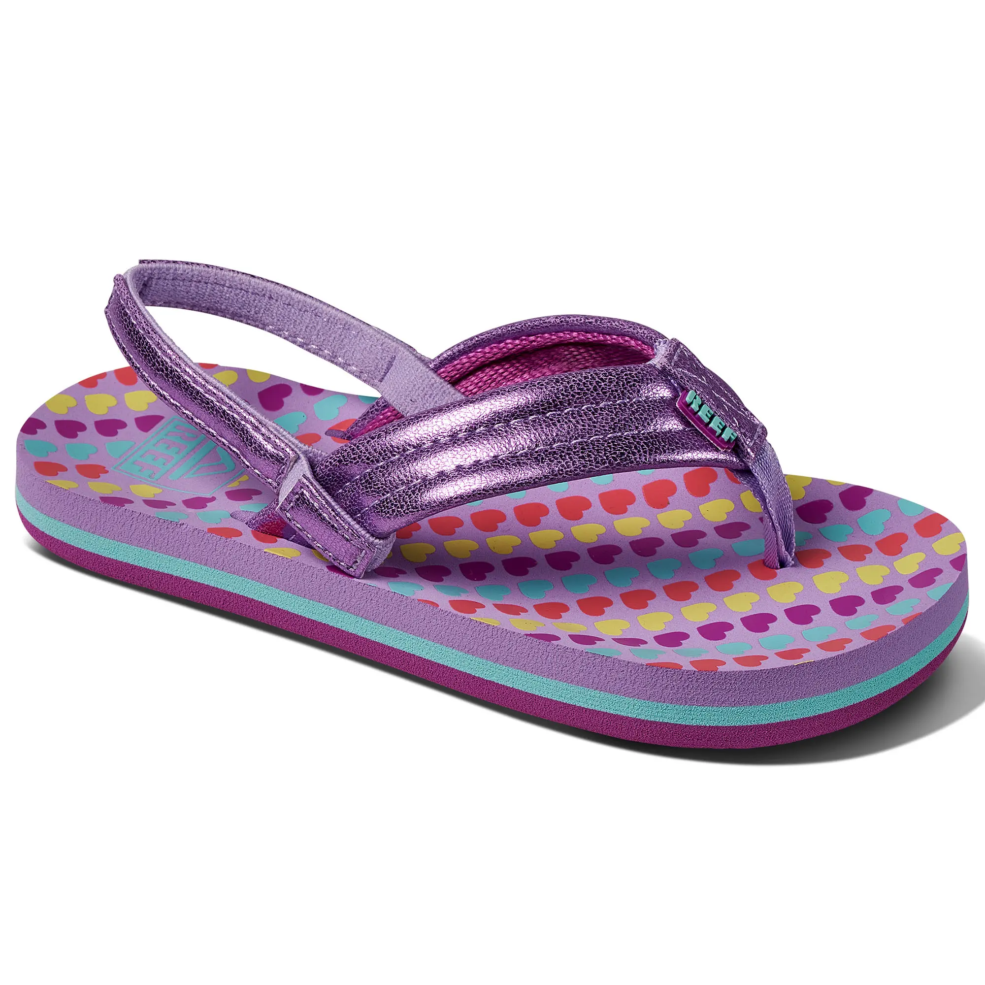 

Детские сандалии Ahi REEF, Lavender Hearts